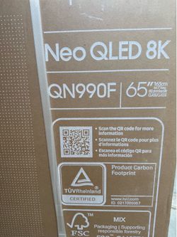Samsung 65-Inch Class Neo QLED QN990F 8K Mini LED Smart TV (2025 Model) NQ8 AI Gen3 Processor, Upscaling Pro, Wireless One Connect, Glare Free, Samsun