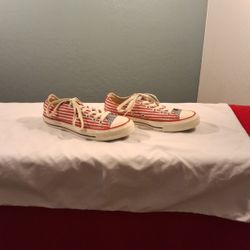 NEW Converse All Star American Flag Low Tops. **SIZE  6.5 WOMAN'S**