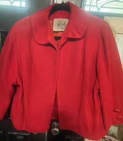 Vintage Red Swing Coat