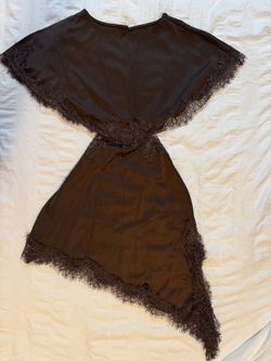 Asymmetrical lace dress