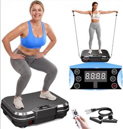 AoraPulse Vibration Plate for Lymphatic Drainage with 9 Programs 250 Speeds Vibrating Plate Exercise