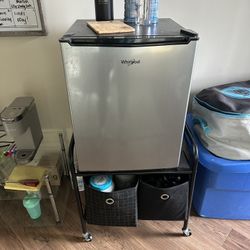 Mini fridge and stand