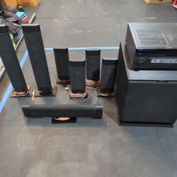 Klipsch Reference Premiere 5.1 Home Theater System + Yamaha AVENTAGE RX-A3070 Receiver