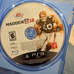 Madden 12 - PS3 Video Game - $7