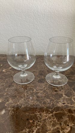 Set Of 6  cognac glasses made in Italy