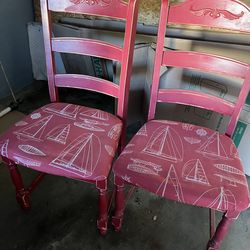Vintage Painted Chairs