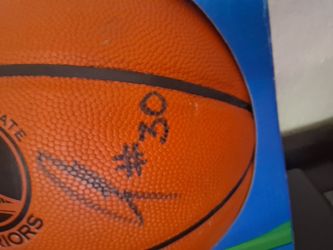 Signed Basketball By #30 Himself
