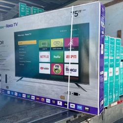 75”Hisense Roku Smart Tv