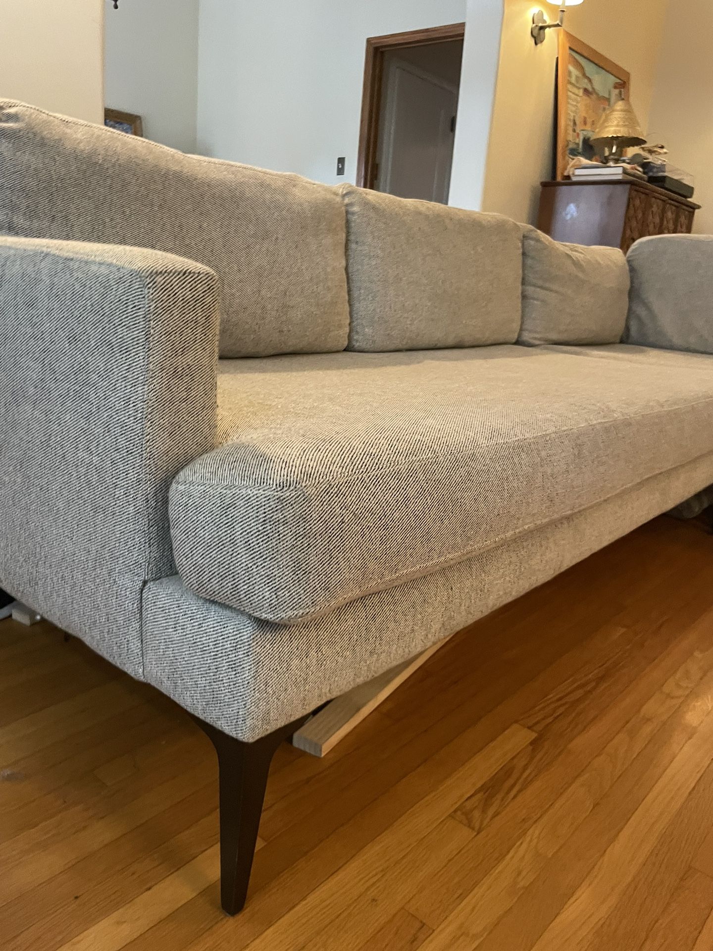 West elm Andes sectional with Moveable Ottoman