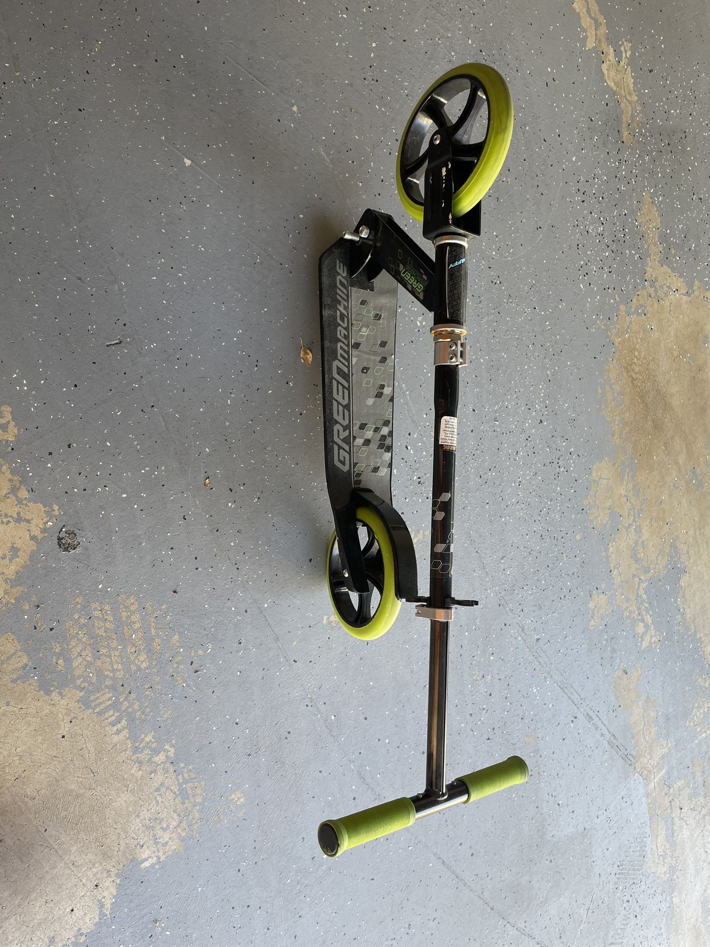 Huffy green Machine Folding Pro Kick Scooter For Kids