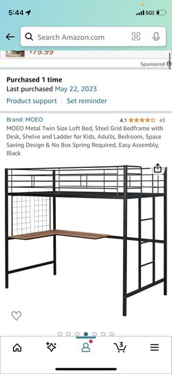 Twin Loft Bed With Desk