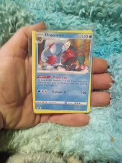 Misprint Pokémon Card Dracovish 053/189 