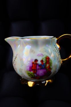 Vintage cup tea  Tohki (mtk) Made In Japan Same Painted Scene