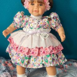 Constanza Handmade Porcelain Doll From Mexico