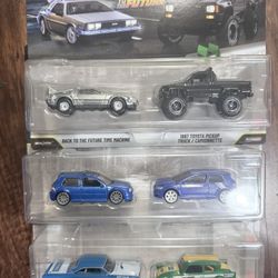Hot Wheels 2 Pack Back To The Future 