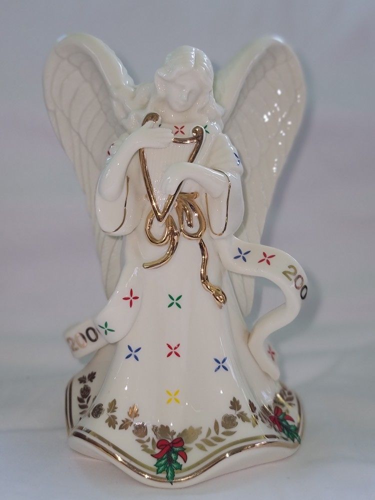 Vintage Porcelain Angel Figurine with Candle Holder
