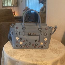 Coach Purse With Key Charm 