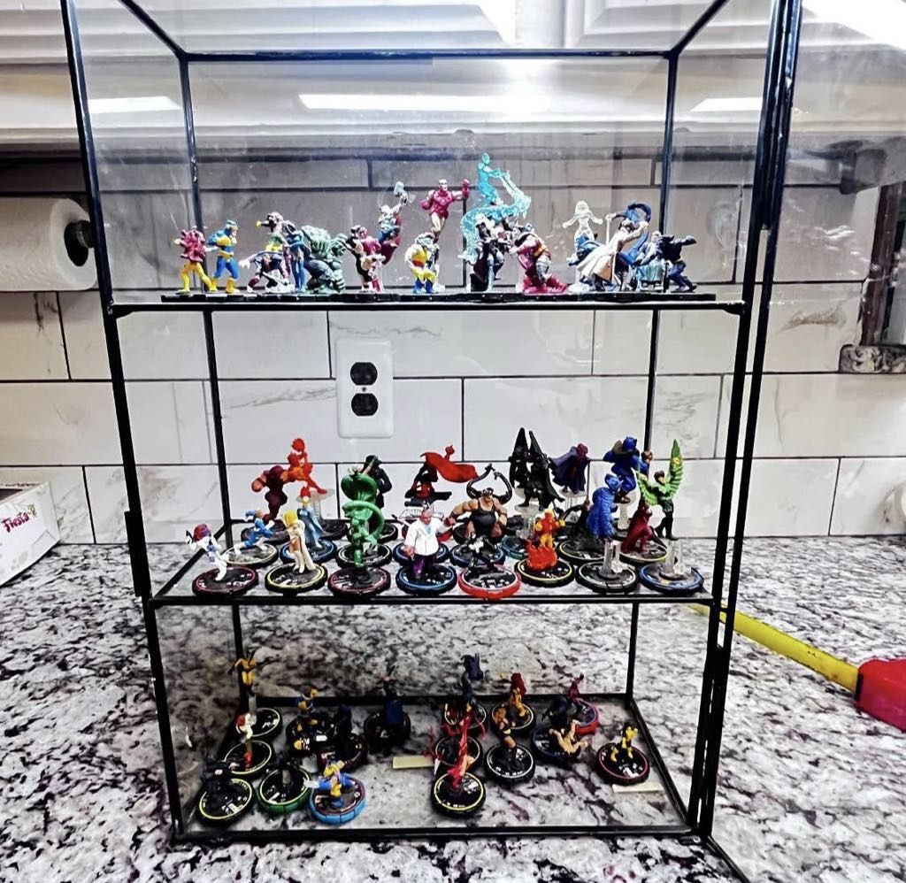 -Wiz Kid Hero Clix Action Figure Figurines Collectors Mini 65 Lot marvel & Mix