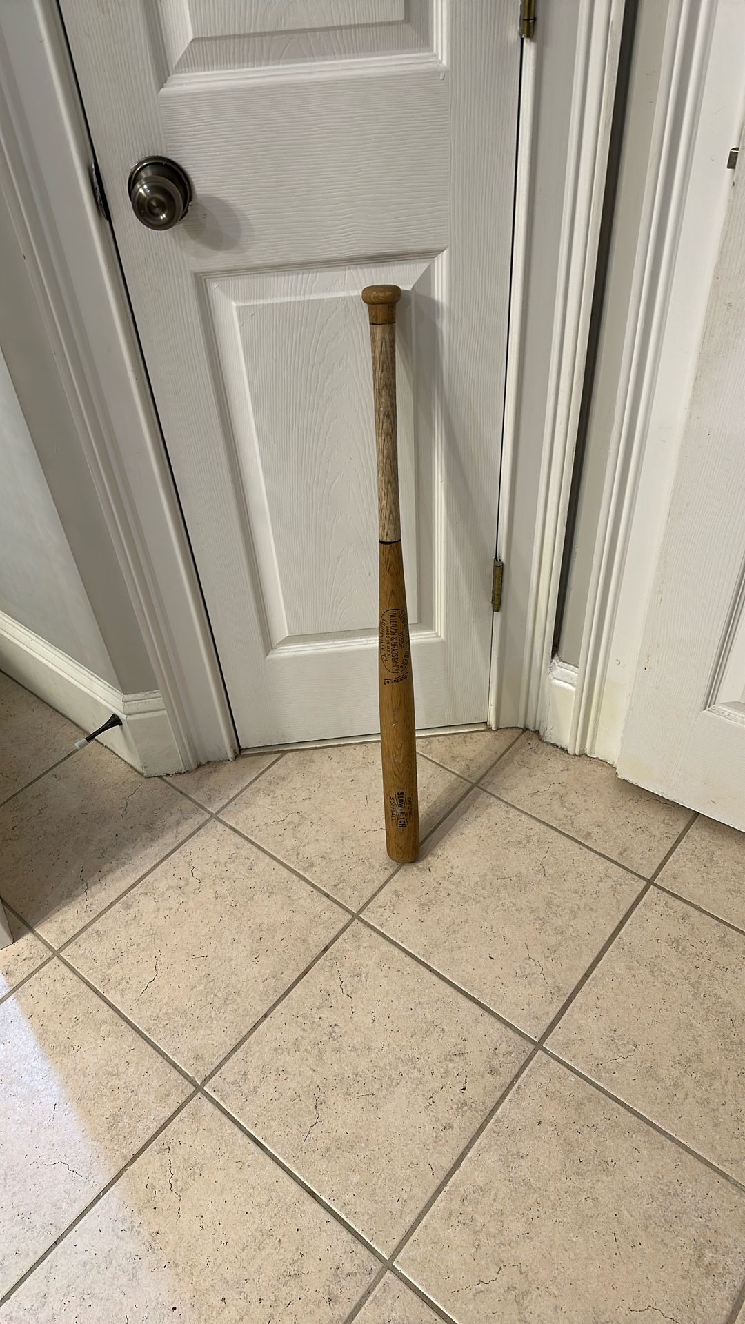 Vintage LOUISVILL SLUGGER 125 SP BAT HILLERICH & BRADSBY Heartwood softball