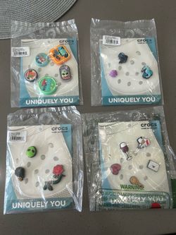 Croc Jibbitz 3 pack 5 dollar each pack.