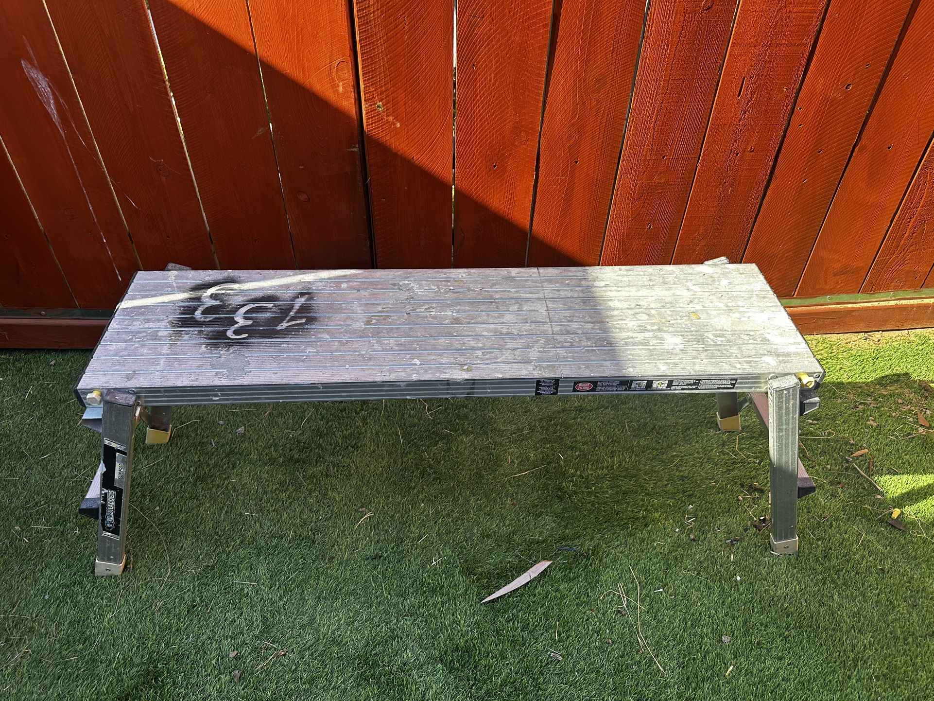 Construction Step Ladders And Bench