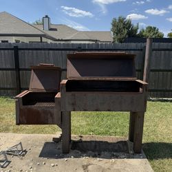 Custom Solid Steel Smoker