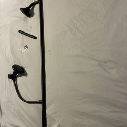 Couple Shower System Black Matte 