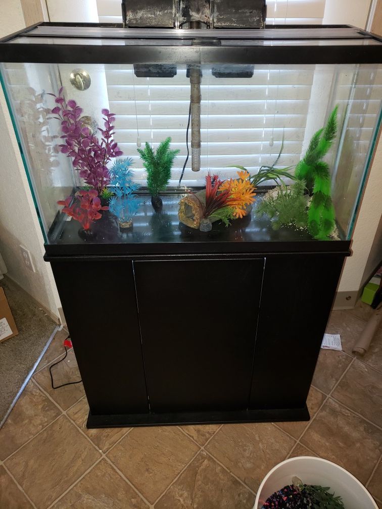 28 gal tank and accessories