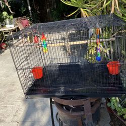 Jaula Seminueva Para Pajaros Con Todo