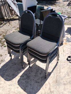 (6) Banquet room chairs