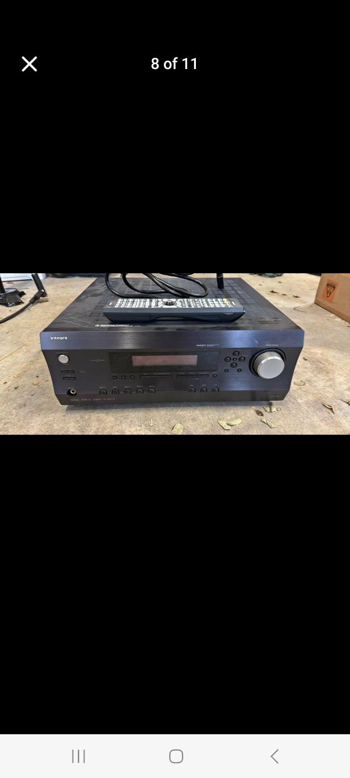 INTEGRA DTR-4.6 AV RECEIVER/PIONEER CD/LASER DISC PLAYER/SONY PHONO/KLIPSCH 5.1 SPEAKERS $1000 FINAL PRICE