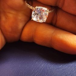 Gorgeous Women Cushion Cut Engagement Promise Ring 💍 Size 8.0