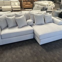 Big Soft Cream White Sectional