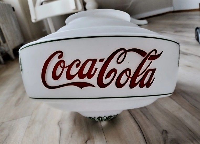 Antique Coca Cola Lamp Shade