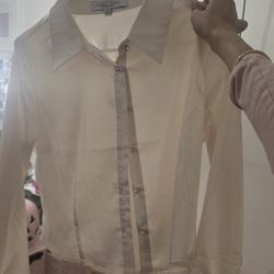 Women's Satin Dress Shirt