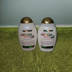 Shampoo And Conditioner Ogx 13oz Coconut Miracle Oil