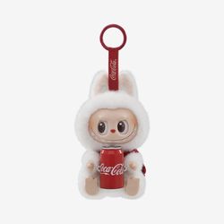 Labubu Coca-Cola Happy Factor Sitting/Coke Can **SEE DESCRIPTION** Vinyl Plush Pendant