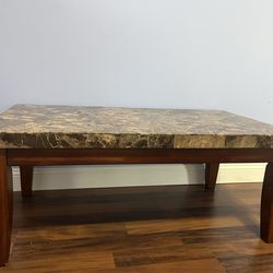 Marble coffee table