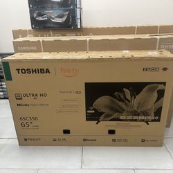 Toshiba 65” 4K Fire TV! Finance For $50 Down Payment!!