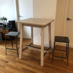 IKEA Solid Wood High Table 