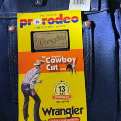 Wrangler 13MWZ Cowboy Cut Jeans - Blue 32x30