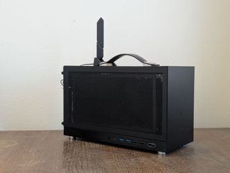 Intel Core Ultra 7 265f + Intel Arc B580 SFF ITX Gaming Desktop PC Computer