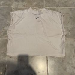 Nike Women’s Center Swoosh Gym Sleeveless Crop Top Shirt SZ X-Small