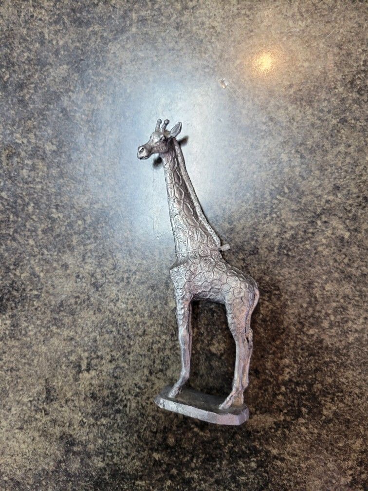Pewter Giraffe