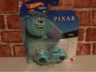 Pixar Monsters Inc Sulley Hot Wheels Character Cars Mattel Disney Toy(2E)
