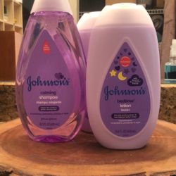 Johnson’s Calming Baby Lotion And Shampoo