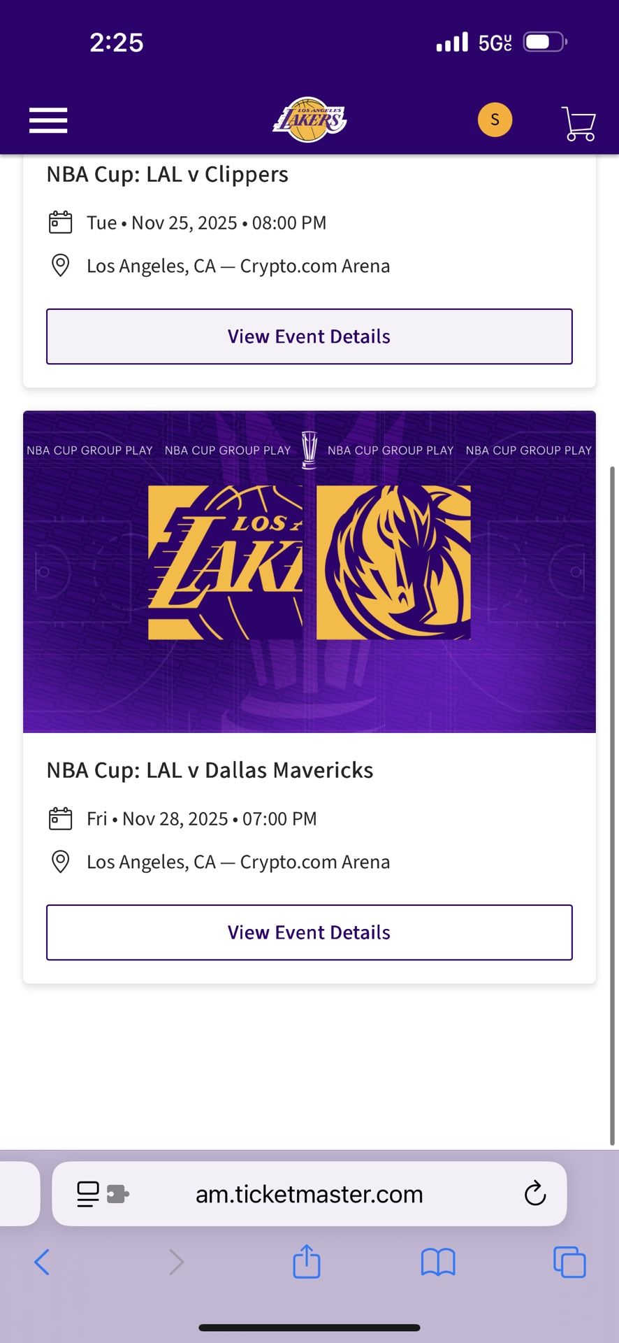 Lakers Tickets  Clippers And Mavs 