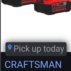 Craftsman Batteries 4aug 