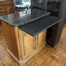 Vintage Oak Buffet Server