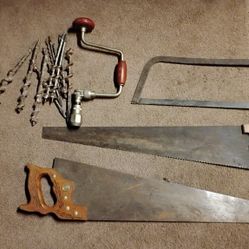 Antique Tools Two Crosscut Saws